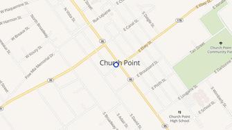 Map for Acadian Place Apartments - Church Point, LA