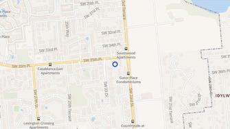 Map for Gator Place Apartments - Gainesville, FL