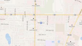 Map for Gator Village Apartments - Gainesville, FL