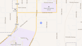Map for Embassy Park Apartments - Dade City, FL