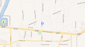 Map for Azalea Hills Apartments - Leesburg, FL