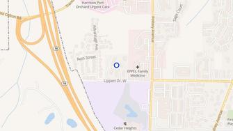 Map for Cedar Heights Apartments - Port Orchard, WA