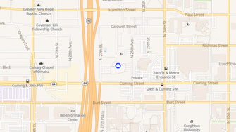 Map for Kellom Knoll Apartments - Omaha, NE