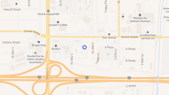 Map for Fox Run Apartments - Omaha, NE