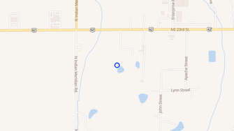 Map for Peach Tree Apartments - Choctaw, OK