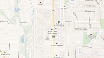 Map for Apple Creek Apartments - Stillwater, OK