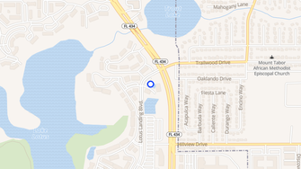 Map for Lotus Landing Apartments - Altamonte Springs, FL