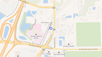 Map for Oakwood Village - Oviedo, FL