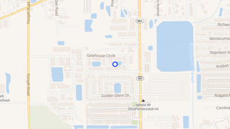 Map for Oasis Club Apartments - Orlando, FL
