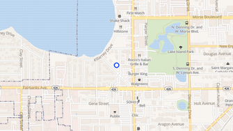 Map for Lake Shore Incorporated - Winter Park, FL