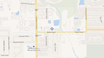 Map for Golden Oaks Apartments - Winter Park, FL