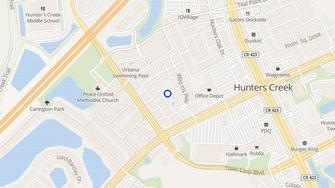 Map for Villanova at Hunters Creek Apartments - Orlando, FL