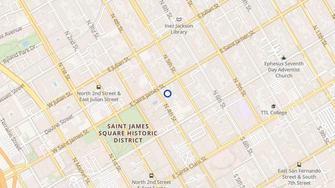 Map for Shires Apartments - San Jose, CA