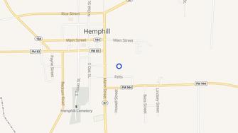 Map for Hemphill Housing Authority - Hemphill, TX