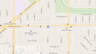 Map for Oklahoma Gardens Apartments - Milwaukee, WI