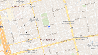 Map for 914 Delaware Street Apartments - Berkeley, CA