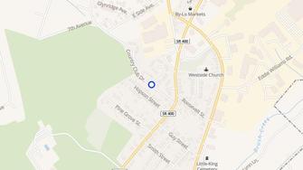 Map for Tyler Apartments - Johnson City, TN