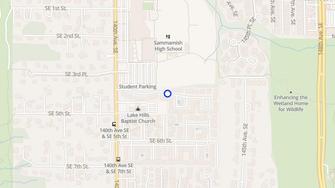 Map for Port Apartments - Bellevue, WA