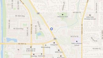 Map for 9200 Redmond Place - Redmond, WA