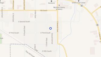 Map for Woodside Apartments - Price, UT