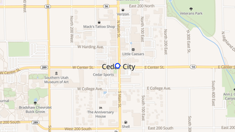Map for Cascade Springs Apartments - Cedar City, UT