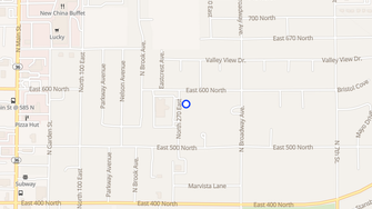 Map for Oquirrh View Apartments - Tooele, UT