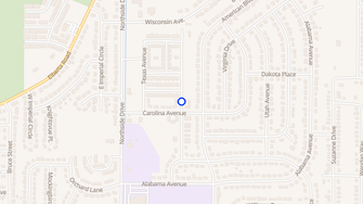 Map for Northside Garden Apartments - Warner Robins, GA