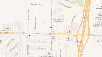 Map for Del Mar Apartments - Bentonville, AR