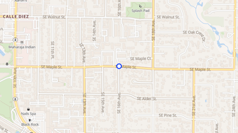 Map for Amberwood Apartments - Hillsboro, OR