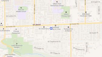 Map for Garden Glen Manor Apartments - Portland, OR