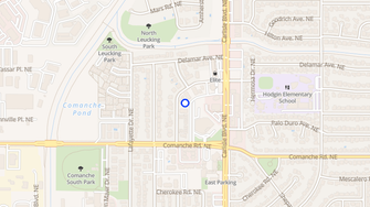 Map for Theta Apartments - Albuquerque, NM