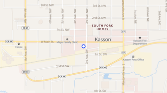 Map for Corner Plaza Apartments - Kasson, MN
