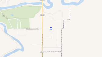 Map for Cottonwood Ridge Apartments - Springfield, MN
