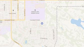 Map for Hearthstone Apartments - Medical Lake, WA