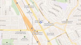 Map for Del Norte Place - El Cerrito, CA