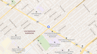 Map for International Boulevard Apartments - Oakland, CA