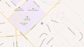 Map for Cambridge Arms Apartments - Victoria, TX