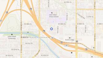 Map for Valle Del Sur Condominiums - South Tucson, AZ