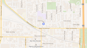 Map for Birchwood Village Apartments - Eugene, OR