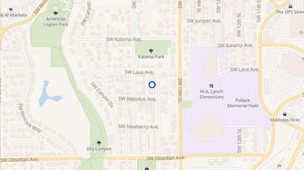 Map for Eagle Rock Apartments - Redmond, OR