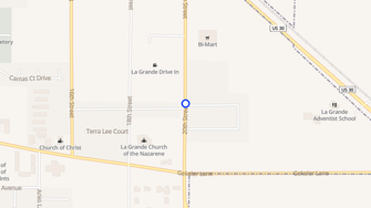 Map for Thunderbird Cove Apartments - La Grande, OR
