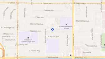 Map for Villa Roma - Fresno, CA