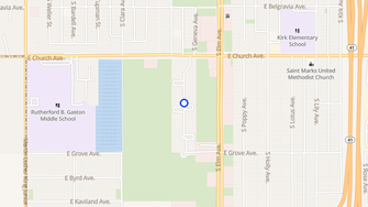 Map for Geneva Village - Fresno, CA
