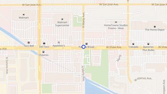 Map for Horizon West Apartments - Fresno, CA