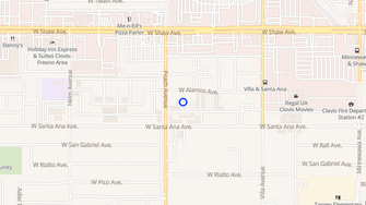 Map for Peachland Apartments - Clovis, CA