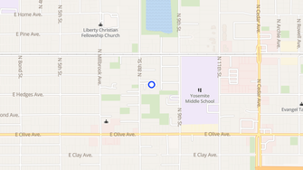 Map for Quail Ridge Apartments - Fresno, CA