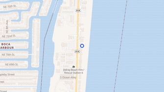 Map for Villa Nova Condominium - Highland Beach, FL