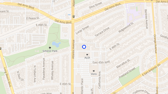 Map for Northridge Properties - Long Beach, CA