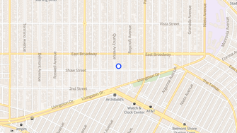 Map for Gaytonia Apartments - Long Beach, CA