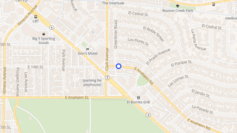 Map for Park Estates Plaza - Long Beach, CA